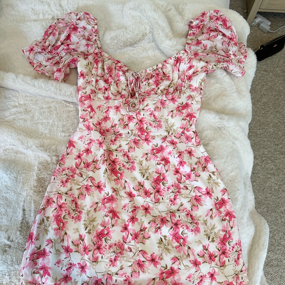 Skylar + Madison Pink Floral Mini Dress